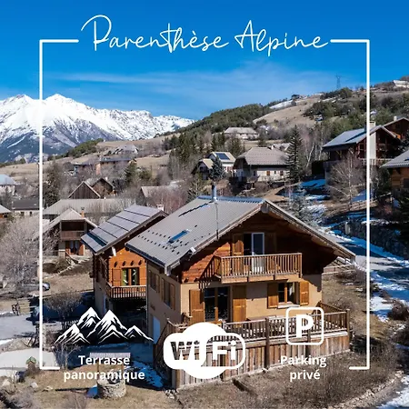 Parenthese Alpine - Poele A Bois - Calme - Parking Chalet Enchastrayes